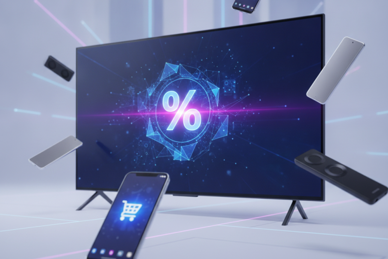 Smart TV LG QNED73 de 50 polegadas com desconto significativo no Mercado Livre